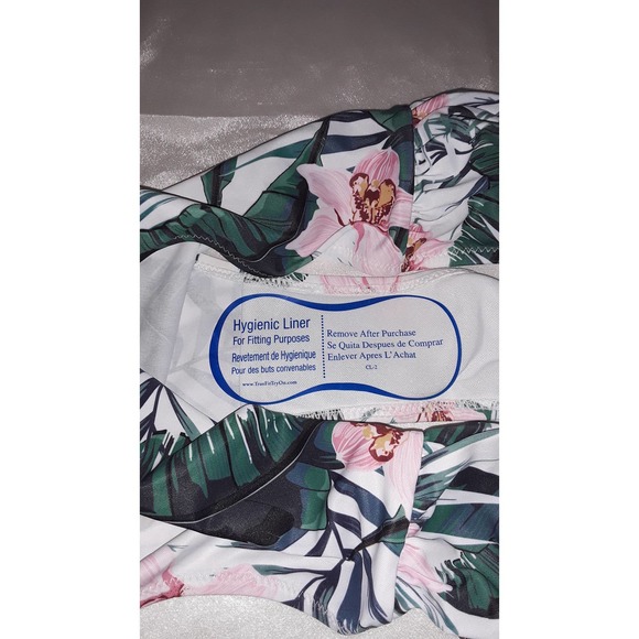 NWT Tempt Me Sz M Tropical Bikini, Retro Style Swimsuit - Picture 7 of 9